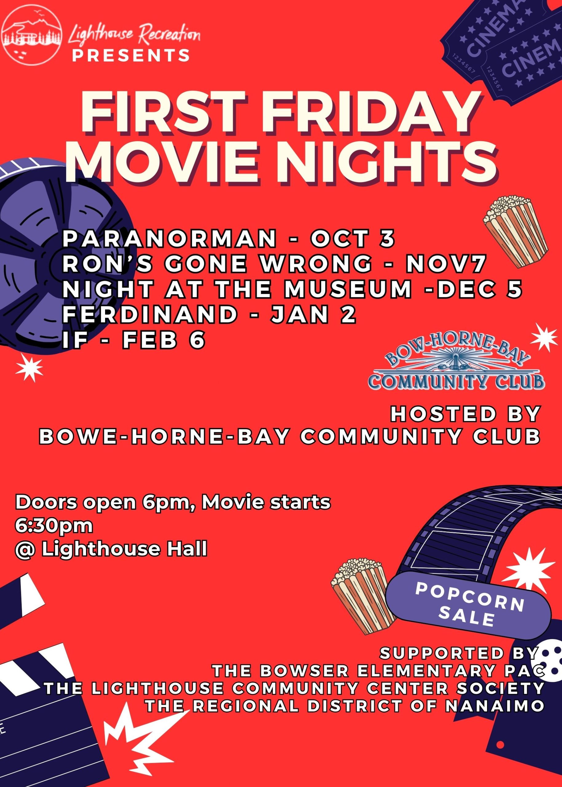 Fall Movie Schedule